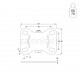 HEAVY DUTY CASTER D.40 - NON ROTATING HEAVY DUTY CASTER WHEELS / 70-200Kg